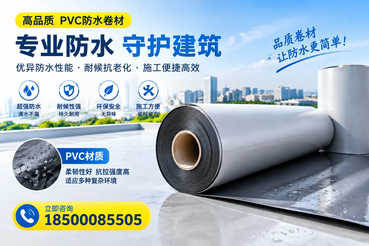PVC防水卷材的安全性分析，通化居民需了解的知识